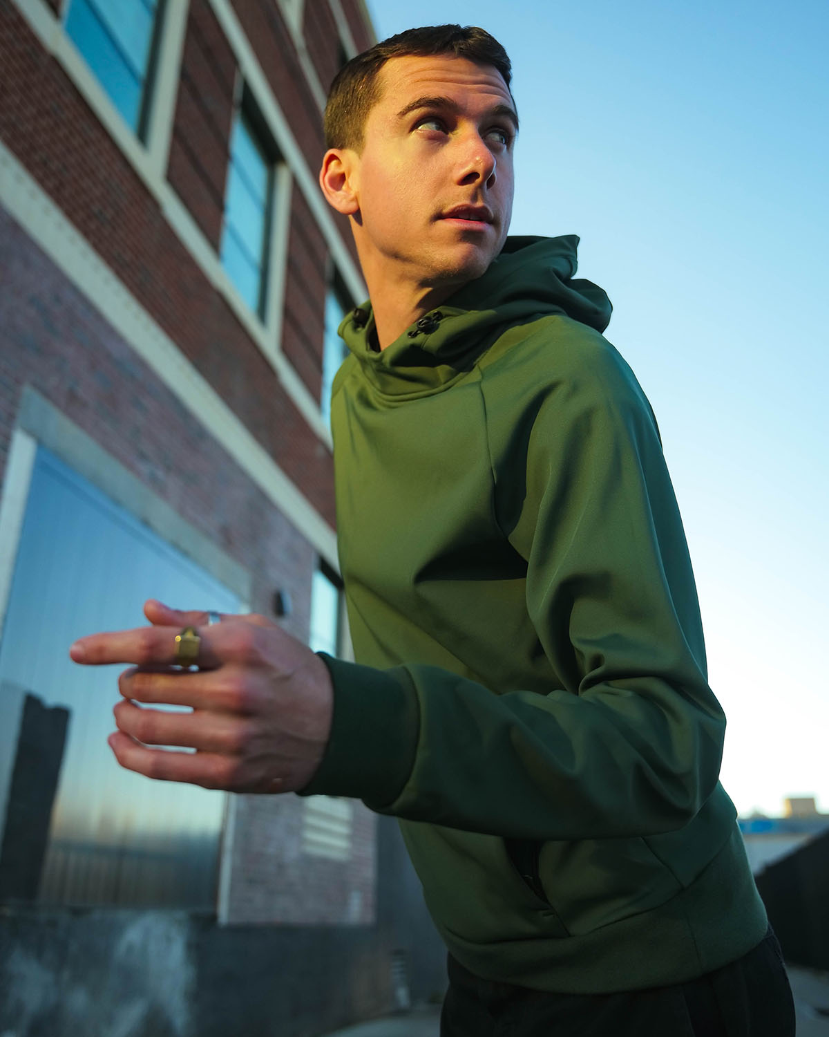 Weatherproof hoodies for commuting