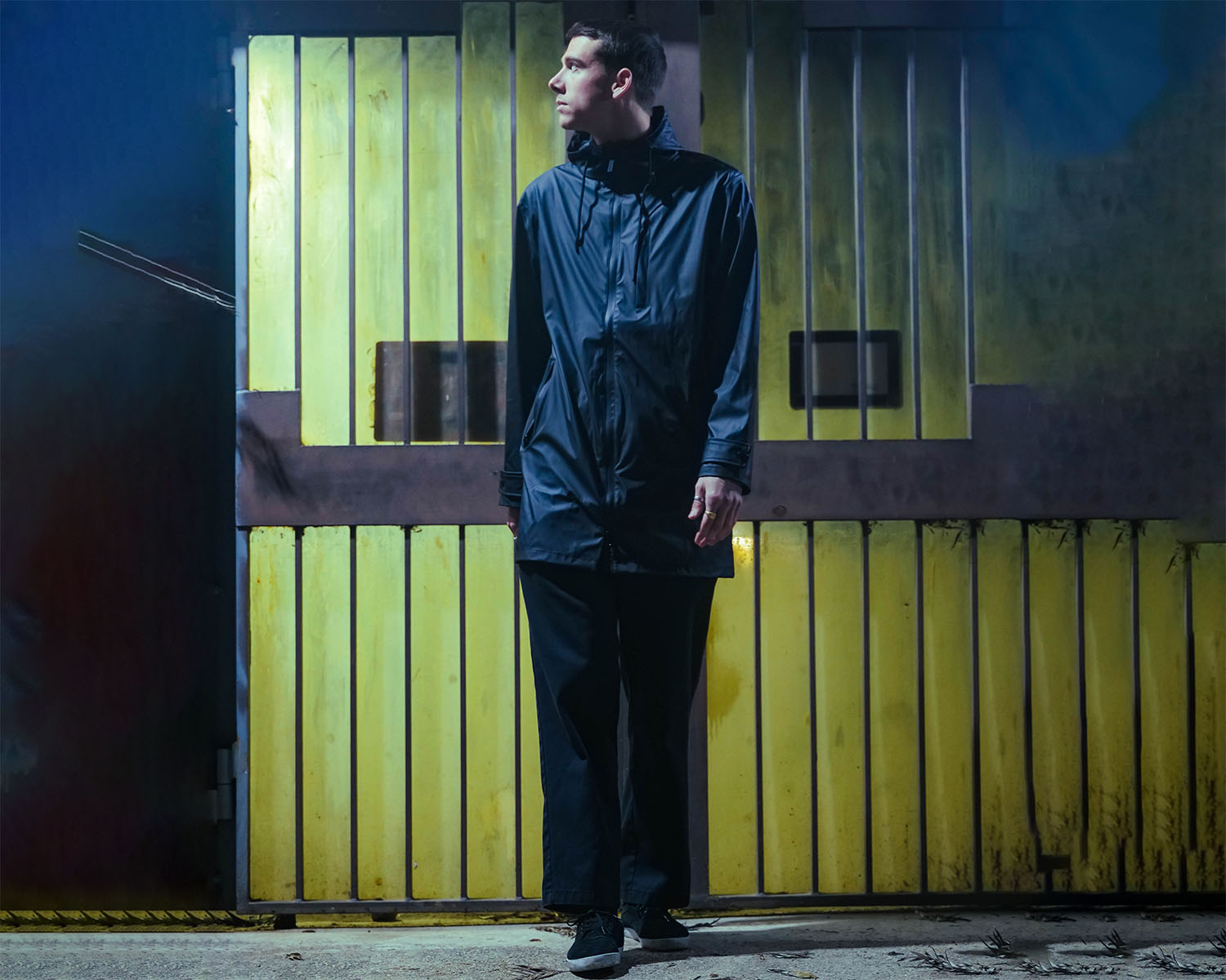 3/4 length rain jacket
